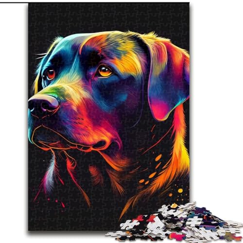 Puzzle für Erwachsene, 1000 Teile, Labrador, bunt, aus Holz, ideal für Familienspaß, Entspannung, 50x75cm, pädagogisches und unterhaltsames Indoor-Spiel für die Inneneinrichtung Puzzle für Erwachsene, 1000 Teile, Labrador, bunt, aus Holz, ideal für Familienspaß, Entspannung, 50x75cm, pädagogisches und unterhaltsames Indoor-Spiel für die Inneneinrichtung von LiJianXXR
