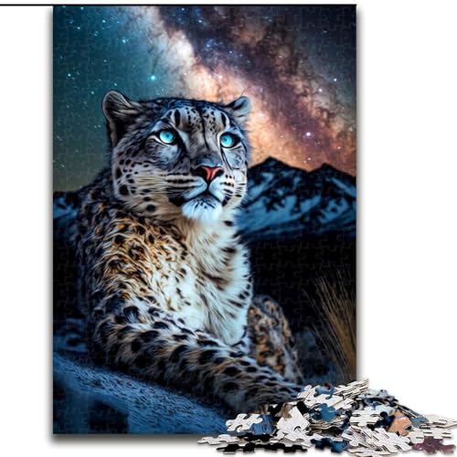Puzzle für Erwachsene, 1000 Teile, Leopard, aus Holz, Kinder ab 14 Jahren, 50x75cm, Geburtstagsparty für Männer und Frauen von LiJianXXR