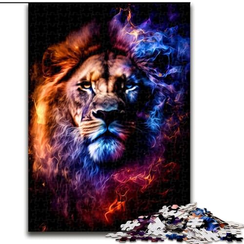 Puzzle für Erwachsene, 1000 Teile, Löwe, aus Holz, interaktives Familienspiel, geeignet für Kinder ab 14 Jahren, 50x75cm, DIY-Kunstdekor Puzzle für Erwachsene, 1000 Teile, Löwe, aus Holz, interaktives Familienspiel, geeignet für Kinder ab 14 Jahren, 50x75cm, DIY-Kunstdekor von LiJianXXR