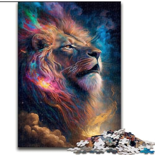 Puzzle für Erwachsene, 1000 Teile, Löwe aus Holz, Geschenk für Männer und Frauen, Alltag und besondere Anlässe, 50x75cm, Geburtstagsfeier für Männer und Frauen Puzzle für Erwachsene, 1000 Teile, Löwe aus Holz, Geschenk für Männer und Frauen, Alltag und besondere Anlässe, 50x75cm, Geburtstagsfeier für Männer und Frauen von LiJianXXR