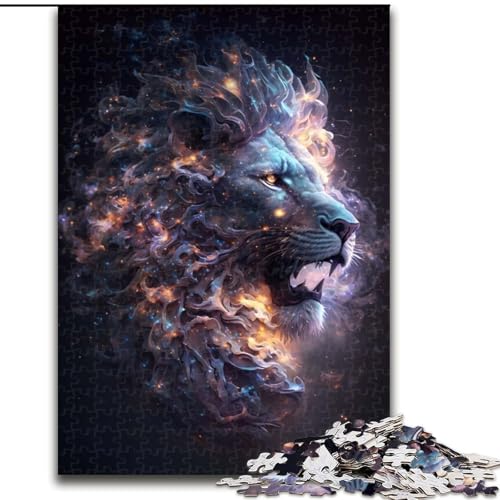 Puzzle für Erwachsene, 1000 Teile, Löwengalaxie, aus Holz, Kinder ab 14 Jahren, 50x75cm, Geburtstagsparty für Männer und Frauen von LiJianXXR
