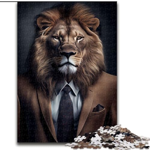 Puzzle für Erwachsene, 1000 Teile, Löwenkostüm, aus Holz, für Jugendliche ab 14 Jahren, Heimdekoration, 50x75cm, Kunstwerk-Dekor, Intelligenzspielzeug für Familien-Indoor-Spiele Puzzle für Erwachsene, 1000 Teile, Löwenkostüm, aus Holz, für Jugendliche ab 14 Jahren, Heimdekoration, 50x75cm, Kunstwerk-Dekor, Intelligenzspielzeug für Familien-Indoor-Spiele von LiJianXXR