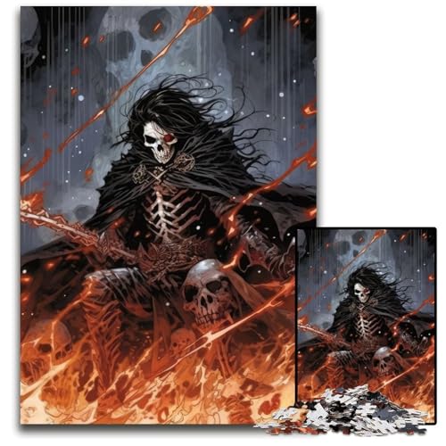 Puzzle für Erwachsene, 1000 Teile, Lychee Summoner, Unmögliches Puzzle für Erwachsene, Perfekt für Halloween, Weihnachten, Geburtstagsgeschenk, 26x38cm/10,23x14,96 Zoll Puzzle für Erwachsene, 1000 Teile, Lychee Summoner, Unmögliches Puzzle für Erwachsene, Perfekt für Halloween, Weihnachten, Geburtstagsgeschenk, 26x38cm/10,23x14,96 Zoll von LiJianXXR