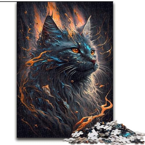 Puzzle für Erwachsene, 1000 Teile, Maine-Coon-Katze, aus Holz, für Jugendliche ab 14 Jahren, Heimdekoration, 50x75cm, Kunstwerk-Dekor, Intelligenzspielzeug für Familien-Indoor-Spiele Puzzle für Erwachsene, 1000 Teile, Maine-Coon-Katze, aus Holz, für Jugendliche ab 14 Jahren, Heimdekoration, 50x75cm, Kunstwerk-Dekor, Intelligenzspielzeug für Familien-Indoor-Spiele von LiJianXXR