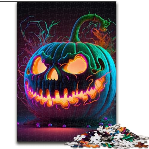 Puzzle für Erwachsene, 1000 Teile, Neon-Kürbis aus Holz, Kinder ab 14 Jahren, 50x75cm, Lernspielzeug für Teenager, Dekoration für Zuhause und das Büro Puzzle für Erwachsene, 1000 Teile, Neon-Kürbis aus Holz, Kinder ab 14 Jahren, 50x75cm, Lernspielzeug für Teenager, Dekoration für Zuhause und das Büro von LiJianXXR