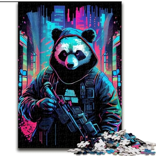 Puzzle für Erwachsene, 1000 Teile, Neon-Panda, aus Holz, ideal für Familienspaß, Entspannung, 50x75cm, pädagogisches und unterhaltsames Indoor-Spiel zur Heimdekoration Puzzle für Erwachsene, 1000 Teile, Neon-Panda, aus Holz, ideal für Familienspaß, Entspannung, 50x75cm, pädagogisches und unterhaltsames Indoor-Spiel zur Heimdekoration von LiJianXXR