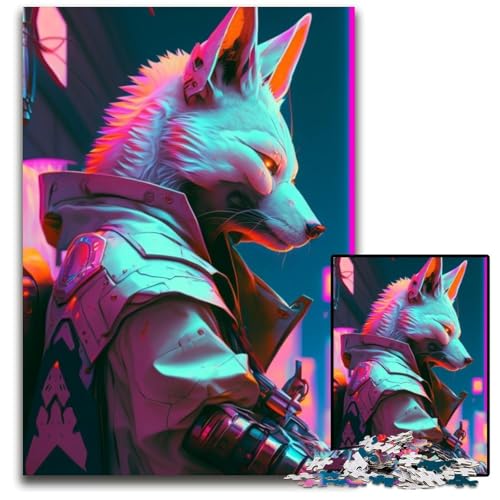Puzzle für Erwachsene, 1000 Teile, Neon Warrior, Unmögliches Puzzle für Erwachsene, Perfekt für Halloween, Weihnachten, Geburtstagsgeschenk, 26x38cm/10,23x14,96 Zoll Puzzle für Erwachsene, 1000 Teile, Neon Warrior, Unmögliches Puzzle für Erwachsene, Perfekt für Halloween, Weihnachten, Geburtstagsgeschenk, 26x38cm/10,23x14,96 Zoll von LiJianXXR