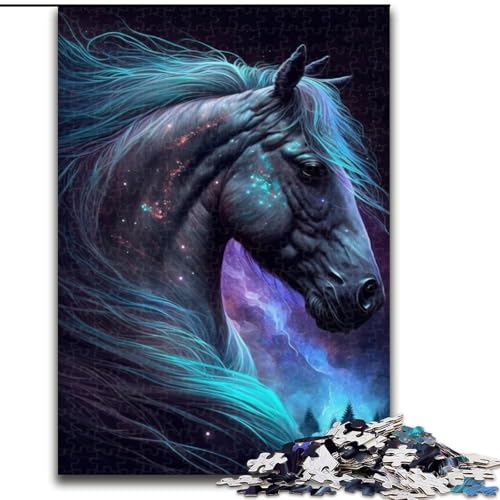 Puzzle für Erwachsene, 1000 Teile, Pferd, aus Holz, für Jugendliche ab 14 Jahren, Heimdekoration, 50x75cm, Kunstwerk-Dekor, Intelligenzspielzeug für Familien-Indoor-Spiele Puzzle für Erwachsene, 1000 Teile, Pferd, aus Holz, für Jugendliche ab 14 Jahren, Heimdekoration, 50x75cm, Kunstwerk-Dekor, Intelligenzspielzeug für Familien-Indoor-Spiele von LiJianXXR