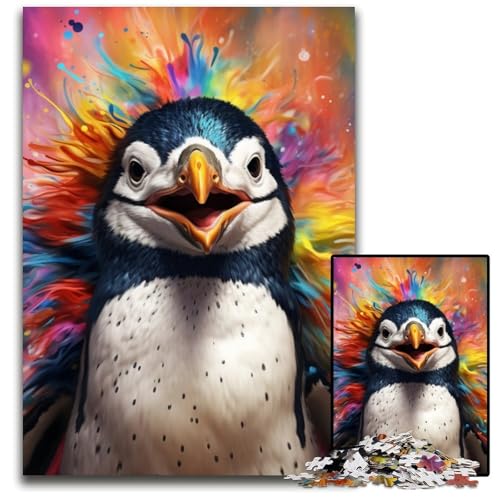 Puzzle für Erwachsene, 1000 Teile, Pinguin, unmögliches Puzzle für Erwachsene, perfekt für Halloween, Weihnachten, Geburtstagsgeschenk, 26x38cm/10,23x14,96 Zoll Puzzle für Erwachsene, 1000 Teile, Pinguin, unmögliches Puzzle für Erwachsene, perfekt für Halloween, Weihnachten, Geburtstagsgeschenk, 26x38cm/10,23x14,96 Zoll von LiJianXXR