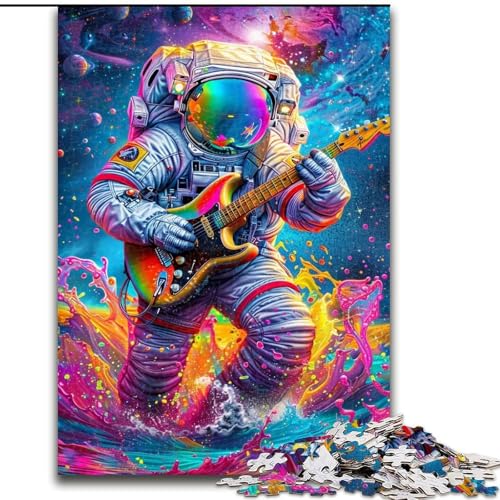 Puzzle für Erwachsene, 1000 Teile, Psychedelischer Astronaut, Spielzeug, Lernspiele, Stressabbau, Eltern-Kind-Interaktion (Größe 26x38cm) von LiJianXXR