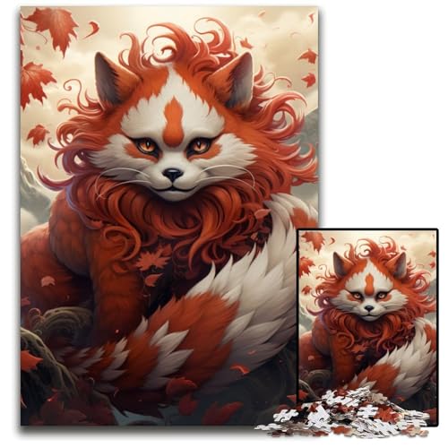 Puzzle für Erwachsene, 1000 Teile, Roter Panda, Kunst, Unmögliches Puzzle für Erwachsene, Perfekt für Halloween, Weihnachten, Geburtstagsgeschenk, 26x38cm/10,23x14,96 Zoll Puzzle für Erwachsene, 1000 Teile, Roter Panda, Kunst, Unmögliches Puzzle für Erwachsene, Perfekt für Halloween, Weihnachten, Geburtstagsgeschenk, 26x38cm/10,23x14,96 Zoll von LiJianXXR