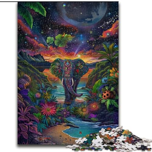 Puzzle für Erwachsene, 1000 Teile, Traumplanet, aus Holz, Kinder ab 14 Jahren, 50x75cm, Geburtstagsparty für Männer und Frauen von LiJianXXR