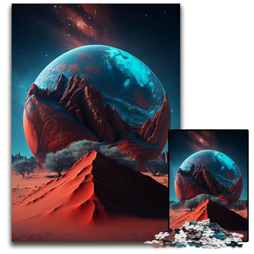Puzzle für Erwachsene, 1000 Teile, Weltraumplanet, anspruchsvolle Puzzles, Heimdekoration und Urlaubsspaß, 26x38cm/10,23x14,96 Zoll Puzzle für Erwachsene, 1000 Teile, Weltraumplanet, anspruchsvolle Puzzles, Heimdekoration und Urlaubsspaß, 26x38cm/10,23x14,96 Zoll von LiJianXXR