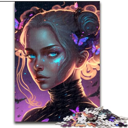 Puzzle für Erwachsene, 1000 Teile, charmantes Mädchen, aus Holz, für Teenager ab 14 Jahren, Heimdekoration, 50x75cm, Kunstwerk-Dekor, Intelligenzspielzeug für Indoor-Spiele mit der Familie Puzzle für Erwachsene, 1000 Teile, charmantes Mädchen, aus Holz, für Teenager ab 14 Jahren, Heimdekoration, 50x75cm, Kunstwerk-Dekor, Intelligenzspielzeug für Indoor-Spiele mit der Familie von LiJianXXR