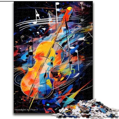 Puzzle für Erwachsene, 1000 Teile, farbenfrohe Geigenkunst aus Holz, Kinder ab 14 Jahren, 50x75cm, Lernspielzeug für Teenager, Dekoration für Zuhause und das Büro Puzzle für Erwachsene, 1000 Teile, farbenfrohe Geigenkunst aus Holz, Kinder ab 14 Jahren, 50x75cm, Lernspielzeug für Teenager, Dekoration für Zuhause und das Büro von LiJianXXR