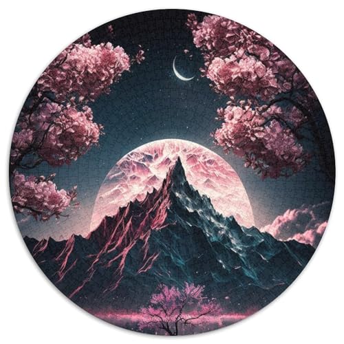 Puzzle für Erwachsene, 1000 Teile, japanische Kirschblüten, runde Puzzles, 1000 Teile für Erwachsene, anspruchsvolles Denkspiel, Familienaktivität, Heimdekoration, 67,5 x 67,5 cm Puzzle für Erwachsene, 1000 Teile, japanische Kirschblüten, runde Puzzles, 1000 Teile für Erwachsene, anspruchsvolles Denkspiel, Familienaktivität, Heimdekoration, 67,5 x 67,5 cm von LiJianXXR