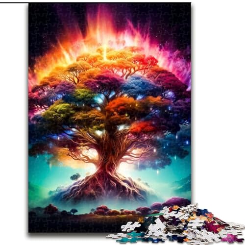 Puzzle für Erwachsene, 1000 Teile, kosmischer Lebensbaum, Puzzle aus Karton, DIY-Geschenk zur Heimdekoration, Denksportaufgabe für Erwachsene, 1000 Teile(26x38cm) von LiJianXXR