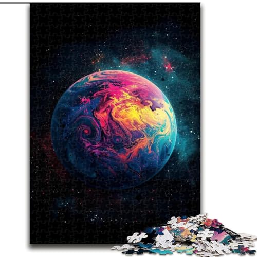 Puzzle für Erwachsene, 1000 Teile, kosmischer Traumplanet, aus Holz, für Jugendliche ab 14 Jahren, Heimdekoration, 50x75cm, Kunstwerk-Dekor, Intelligenzspielzeug für Familien-Indoor-Spiele Puzzle für Erwachsene, 1000 Teile, kosmischer Traumplanet, aus Holz, für Jugendliche ab 14 Jahren, Heimdekoration, 50x75cm, Kunstwerk-Dekor, Intelligenzspielzeug für Familien-Indoor-Spiele von LiJianXXR