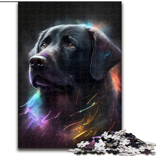 Puzzle für Erwachsene, 1000 Teile, schwarzer Labrador Retriever, aus Holz, Kinder ab 14 Jahren, 50x75cm, Lernspielzeug für Teenager, Dekoration für Zuhause und das Büro Puzzle für Erwachsene, 1000 Teile, schwarzer Labrador Retriever, aus Holz, Kinder ab 14 Jahren, 50x75cm, Lernspielzeug für Teenager, Dekoration für Zuhause und das Büro von LiJianXXR