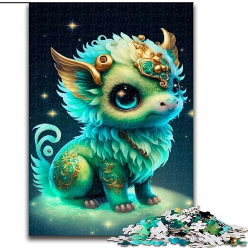 Puzzle für Erwachsene, 1000 Teile, süßes Drachenbaby, aus Holz, für Teenager ab 14 Jahren, Heimdekoration, 50x75cm, Kunstwerk-Dekor, Intelligenzspielzeug für Indoor-Spiele mit der Familie Puzzle für Erwachsene, 1000 Teile, süßes Drachenbaby, aus Holz, für Teenager ab 14 Jahren, Heimdekoration, 50x75cm, Kunstwerk-Dekor, Intelligenzspielzeug für Indoor-Spiele mit der Familie von LiJianXXR