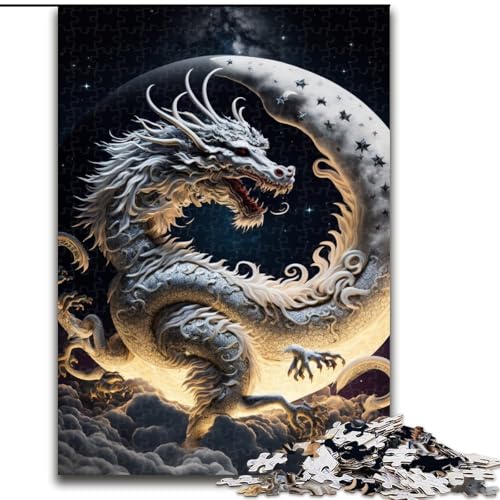 Puzzle für Erwachsene, 1000 Teile, tapferer Drache, aus Holz, für Jugendliche ab 14 Jahren, Heimdekoration, 50x75cm, Kunstwerk-Dekor, Intelligenzspielzeug für Familien-Indoor-Spiele Puzzle für Erwachsene, 1000 Teile, tapferer Drache, aus Holz, für Jugendliche ab 14 Jahren, Heimdekoration, 50x75cm, Kunstwerk-Dekor, Intelligenzspielzeug für Familien-Indoor-Spiele von LiJianXXR