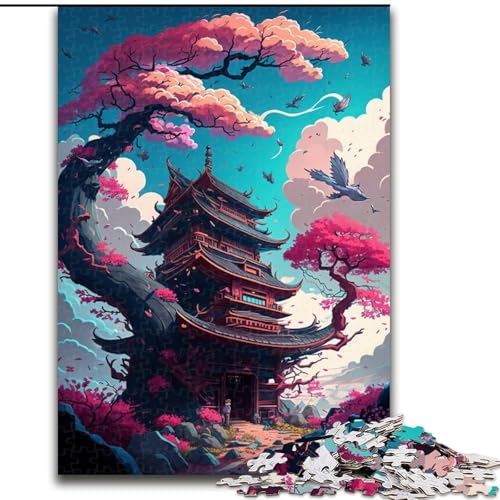 Puzzle für Erwachsene, 1000 japanische Tempel aus Holz, Kinder ab 14 Jahren, 50x75cm, Lernspielzeug für Teenager, Dekoration für Zuhause und das Büro Puzzle für Erwachsene, 1000 japanische Tempel aus Holz, Kinder ab 14 Jahren, 50x75cm, Lernspielzeug für Teenager, Dekoration für Zuhause und das Büro von LiJianXXR