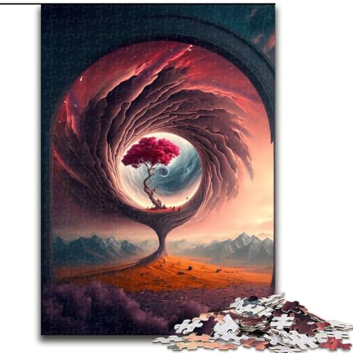 Puzzle für Erwachsene, 1000-teiliges Cosmic Gateway-Puzzle aus Holz, anspruchsvolles Denkspiel für Teenager und Familien, 1000 Teile(50x75cm) von LiJianXXR