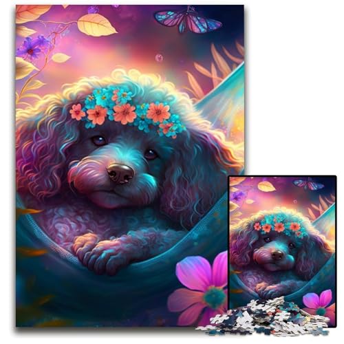 Puzzle für Erwachsene, 1000-teiliges Dschungelhasen-Holzpuzzle für Erwachsene, anspruchsvolles Denkspiel für Teenager, unterhaltsames interaktives Spiel für die ganze Familie, 50x75cm/19,68x29,52 Zoll von LiJianXXR