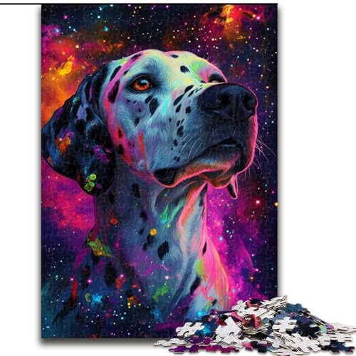 Puzzle für Erwachsene, 1000-teiliges Galaxy-Dalmatiner-Puzzle aus Holz, ideal für Familienspaß Feiertage, Geburtstage, 1000 Teile(50x75cm) von LiJianXXR