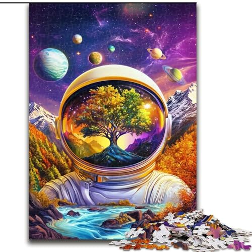 Puzzle für Erwachsene, 1000-teiliges Puzzle, Astronautenberge, Spielzeug, Lernspiele, Stressabbau, Eltern-Kind-Interaktion (Größe 26x38cm) von LiJianXXR