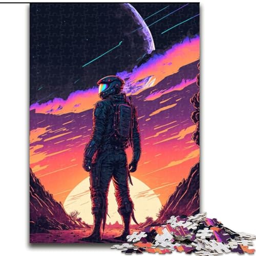 Puzzle für Erwachsene, 1000-teiliges Puzzle Neue Welten entdecken aus Karton, anspruchsvolles DIY-Denkspiel, interaktives Familienspiel, 1000 Teile(26x38cm) von LiJianXXR