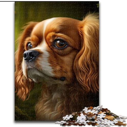 Puzzle für Erwachsene, 1000-teiliges süßes braunes Hundepuzzle aus Karton, anspruchsvolles Denkspiel für Teenager und Familien, 1000 Teile(26x38cm) von LiJianXXR