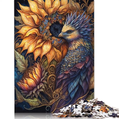 Puzzle für Erwachsene, Sonnenblume und Vogel, Puzzle für Erwachsene, 1000 Teile, Holzpuzzle für Erwachsene und Kinder ab 12 Jahren, Spielzeug-Wanddekoration, 75 x 50 cm Puzzle für Erwachsene, Sonnenblume und Vogel, Puzzle für Erwachsene, 1000 Teile, Holzpuzzle für Erwachsene und Kinder ab 12 Jahren, Spielzeug-Wanddekoration, 75 x 50 cm von LiJianXXR