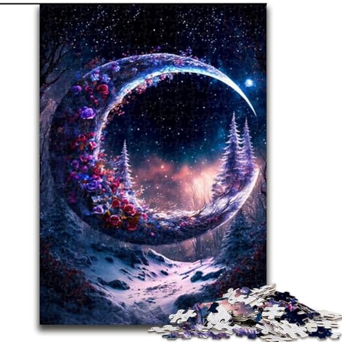 Puzzle für Erwachsene,1000 Teile,Cosmic Dream Moon,aus Holz,ideal für Familienspaß,Entspannung, 50x75cm,pädagogisches und unterhaltsames Indoor-Spiel zur Heimdekoration von LiJianXXR