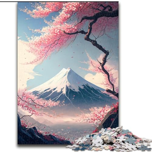 Puzzle für Erwachsene,1000 Teile,japanische Kirschblüten,aus Holz,ideal für Familienspaß,Entspannung, 50x75cm,pädagogisches und unterhaltsames Indoor-Spiel zur Heimdekoration Puzzle für Erwachsene,1000 Teile,japanische Kirschblüten,aus Holz,ideal für Familienspaß,Entspannung, 50x75cm,pädagogisches und unterhaltsames Indoor-Spiel zur Heimdekoration von LiJianXXR