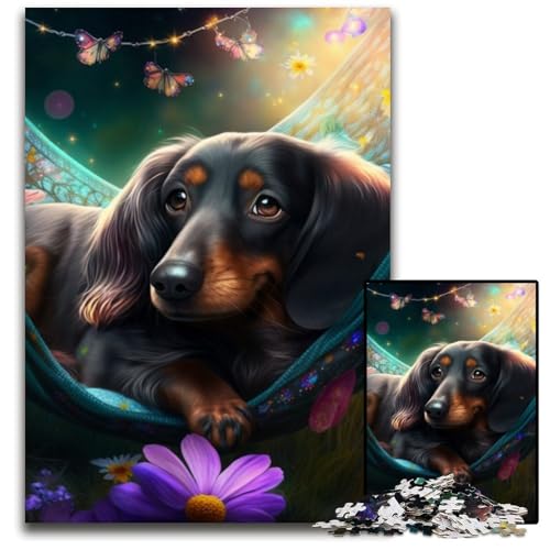 Puzzle für Erwachsene,1000 Teile,schönes Dackel-Puzzle aus Pappe für Erwachsene,anspruchsvolles Denkspiel für Teenager,unterhaltsames interaktives Spiel für die ganze Familie,26x38cm/10,23x14,96 Zoll Puzzle für Erwachsene,1000 Teile,schönes Dackel-Puzzle aus Pappe für Erwachsene,anspruchsvolles Denkspiel für Teenager,unterhaltsames interaktives Spiel für die ganze Familie,26x38cm/10,23x14,96 Zoll von LiJianXXR