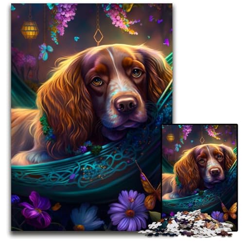 Puzzle für Erwachsene,1000 Teile,wunderschönes Wolf-Holzpuzzle für Erwachsene,anspruchsvolles Denkspiel für Teenager,unterhaltsames interaktives Spiel für die ganze Familie,50x75cm/19,68x29,52 Zoll von LiJianXXR