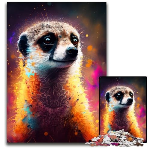 Puzzle für Erwachsene,1000-teiliges Fantasy-Erdmännchen-Puzzle aus Pappe für Erwachsene,anspruchsvolles Denkspiel für Teenager,unterhaltsames interaktives Spiel für die ganze Familie,26x38cm Puzzle für Erwachsene,1000-teiliges Fantasy-Erdmännchen-Puzzle aus Pappe für Erwachsene,anspruchsvolles Denkspiel für Teenager,unterhaltsames interaktives Spiel für die ganze Familie,26x38cm von LiJianXXR