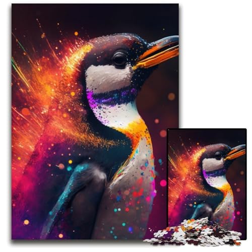 Puzzle für Erwachsene,1000-teiliges Fantasy-Pinguin-Puzzle aus Pappe für Erwachsene,anspruchsvolles Denkspiel für Teenager,unterhaltsames interaktives Spiel für die ganze Familie,26x38cm Puzzle für Erwachsene,1000-teiliges Fantasy-Pinguin-Puzzle aus Pappe für Erwachsene,anspruchsvolles Denkspiel für Teenager,unterhaltsames interaktives Spiel für die ganze Familie,26x38cm von LiJianXXR