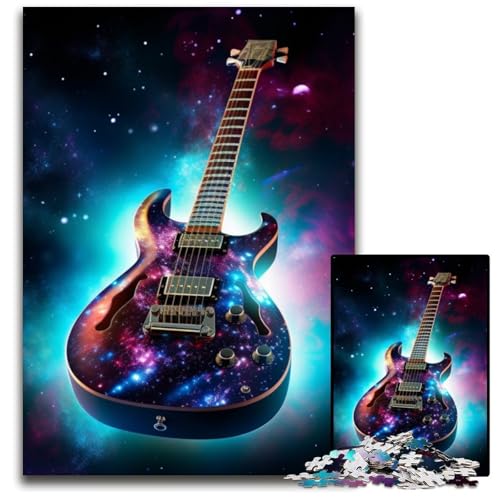 Puzzle für Erwachsene,1000-teiliges Galaxy-Gitarren-Puzzle aus Pappe für Erwachsene,anspruchsvolles Denkspiel für Teenager,unterhaltsames interaktives Spiel für die ganze Familie,26x38cm Puzzle für Erwachsene,1000-teiliges Galaxy-Gitarren-Puzzle aus Pappe für Erwachsene,anspruchsvolles Denkspiel für Teenager,unterhaltsames interaktives Spiel für die ganze Familie,26x38cm von LiJianXXR