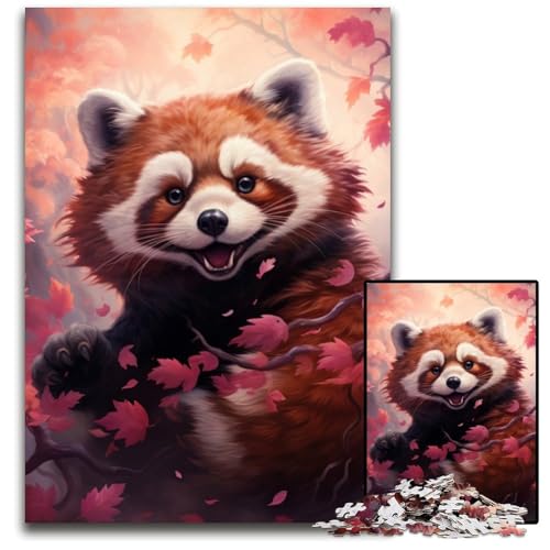 Puzzle für Erwachsene,1000-teiliges Sakura-Roter-Panda-Puzzle aus Pappe für Erwachsene,anspruchsvolles Denkspiel für Teenager,unterhaltsames interaktives Spiel für die ganze Familie,26x38cm Puzzle für Erwachsene,1000-teiliges Sakura-Roter-Panda-Puzzle aus Pappe für Erwachsene,anspruchsvolles Denkspiel für Teenager,unterhaltsames interaktives Spiel für die ganze Familie,26x38cm von LiJianXXR