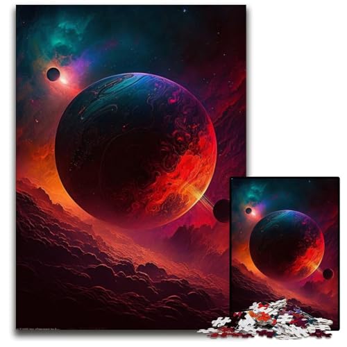 Puzzle für Erwachsene,1000-teiliges Universum-Planeten-Puzzle aus Pappe für Erwachsene,anspruchsvolles Denkspiel für Teenager,unterhaltsames interaktives Spiel für die ganze Familie,26x38cm Puzzle für Erwachsene,1000-teiliges Universum-Planeten-Puzzle aus Pappe für Erwachsene,anspruchsvolles Denkspiel für Teenager,unterhaltsames interaktives Spiel für die ganze Familie,26x38cm von LiJianXXR