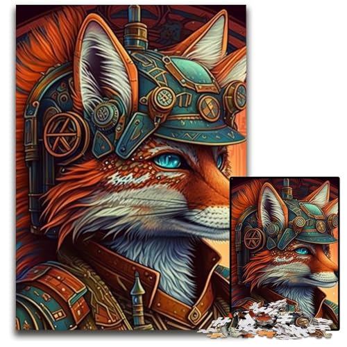Puzzle für Erwachsene,1000-teiliges Warrior Fox-Puzzle aus Pappe für Erwachsene,anspruchsvolles Denkspiel für Teenager,unterhaltsames interaktives Spiel für die ganze Familie,26x38cm/10,23x14,96 Zoll Puzzle für Erwachsene,1000-teiliges Warrior Fox-Puzzle aus Pappe für Erwachsene,anspruchsvolles Denkspiel für Teenager,unterhaltsames interaktives Spiel für die ganze Familie,26x38cm/10,23x14,96 Zoll von LiJianXXR