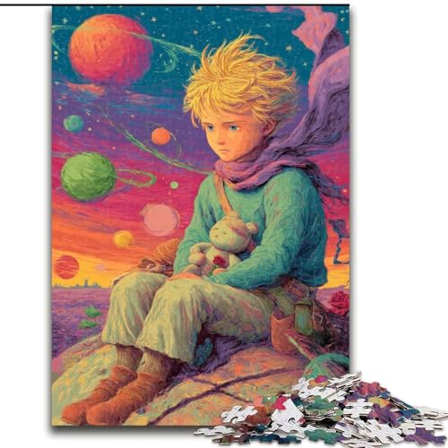 Puzzle für Erwachsene 1000 Der Kleine Prinz, Stressabbau, Schwierige Herausforderung, Wichtelgeschenke für Kinder ab 14 Jahren (Größe 50x75cm) von LiJianXXR