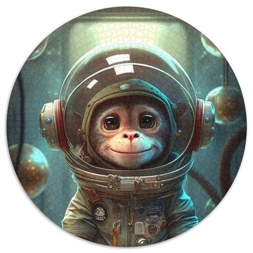Puzzle für Erwachsene mit 1000 Teilen,Astronaut,Weltraum,AFFE,Affen,1000-teiliges rundes Puzzle für Erwachsene,Spaß für die ganze Familie,Basteln,perfekt für Geburtstage,Feiertage,67,5 x 67,5 cm Puzzle für Erwachsene mit 1000 Teilen,Astronaut,Weltraum,AFFE,Affen,1000-teiliges rundes Puzzle für Erwachsene,Spaß für die ganze Familie,Basteln,perfekt für Geburtstage,Feiertage,67,5 x 67,5 cm von LiJianXXR