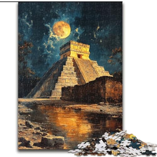 Puzzle für Teenager, 1000, römisches Kolosseum bei Sonnenuntergang, Lernspiele, Heimdekoration, geeignet für die Schreibtischdekoration (Größe 50x75cm) von LiJianXXR