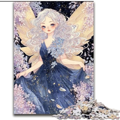 Puzzle für Teenager, 1000 Elfenmädchen, Lernspiele, Heimdekoration, geeignet für die Schreibtischdekoration (Größe 26x38cm) von LiJianXXR