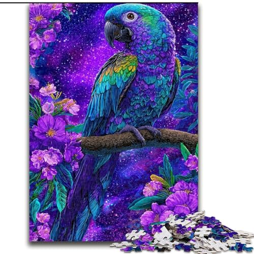 Puzzle für Teenager, 1000 Teile, Fantasiepapagei, hilft dem Gehirn, süchtig machendes Spielzeug zu trainieren, um Geduld zu fördern und das Gedächtnis zu verbessern (Größe 26x38cm) von LiJianXXR