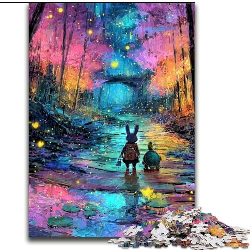 Puzzle für Teenager, 1000-teiliges Puzzle im japanischen Stil, Quizspiel, Wanddekoration, einzigartige Geburtstags (Größe 26x38cm) von LiJianXXR