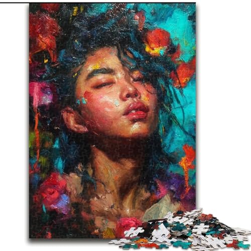 Puzzle für Teenager Mysteriöser Junge, für Kinder ab 14 Jahren, Heimdekoration als Geschenk für die ganze Familie und Freunde (Größe 26x38cm) von LiJianXXR